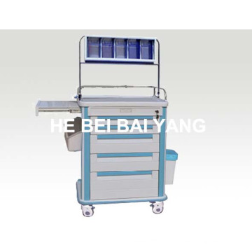 (B-97) Chariot d&#39;anesthésie ABS de luxe avec couleur bleue